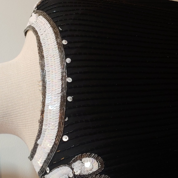 Scala Vintage Beaded Sequins Jacket Plus Size 2X - Picture 5 of 7